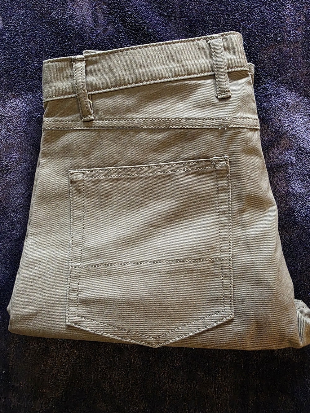 Gustin #436 Dark Brown 5-Pocket Twill Pants – Skinny Fit – Size 37x35